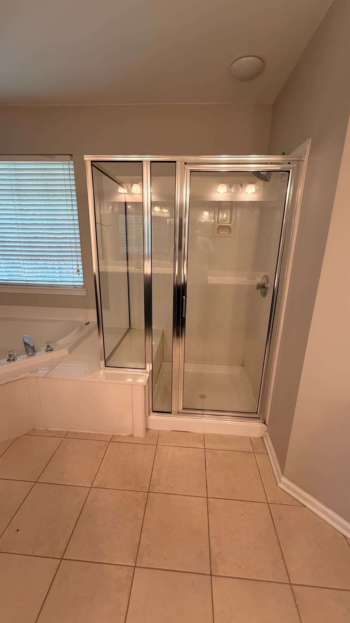 Framed Chrome Shower Enclosure